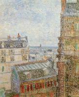 Gogh, Vincent van - The View from the Artist's Room, Rue Lepic